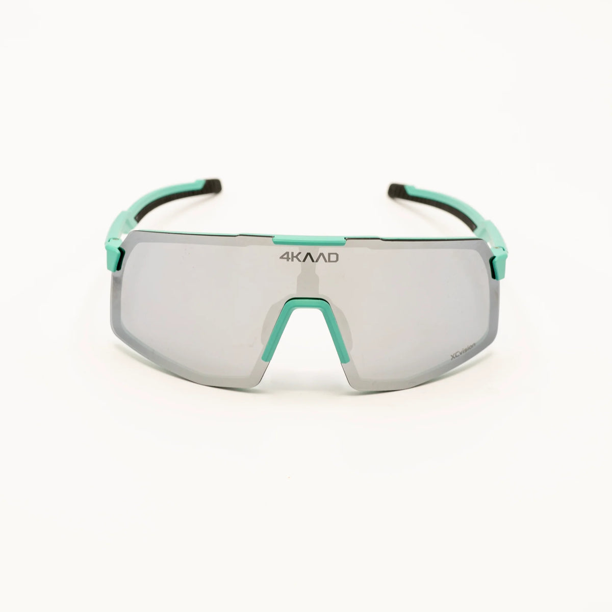 BEAT RACE Sports Glasses Matt Mint with Silver Mirror Lens