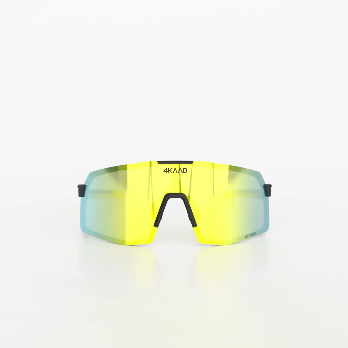 BEAT RACE Sports Glasses - Shiny Black Yellow with Gold Photochromic Lenses