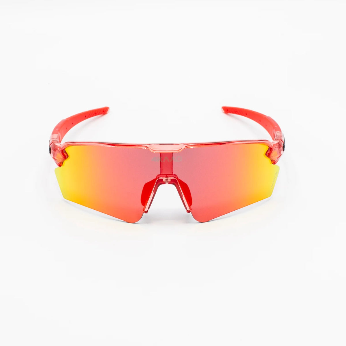 TRIYON Sports Glasses Clear Red Red Mirror