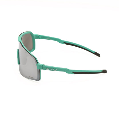 BEAT RACE Sports Glasses Matt Mint with Silver Mirror Lens