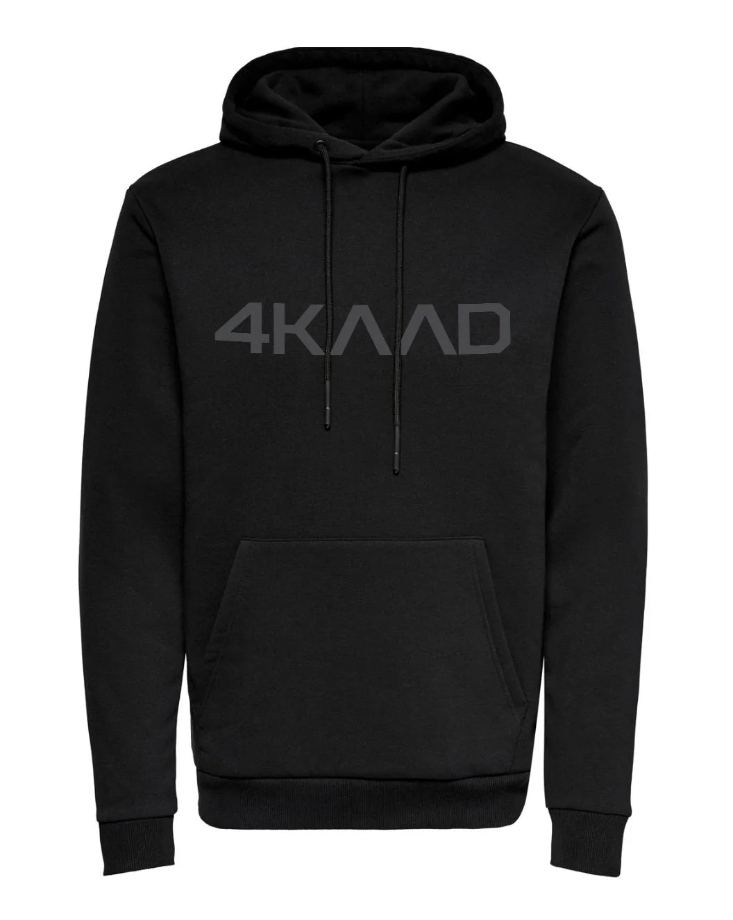 4KAAD Hoodie , Black/Stone Grey Unisex fit