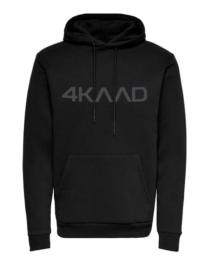 4KAAD Hoodie , Black/Stone Grey Unisex fit