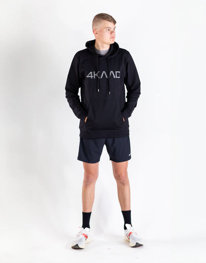 4KAAD Hoodie , Black/Stone Grey Unisex fit
