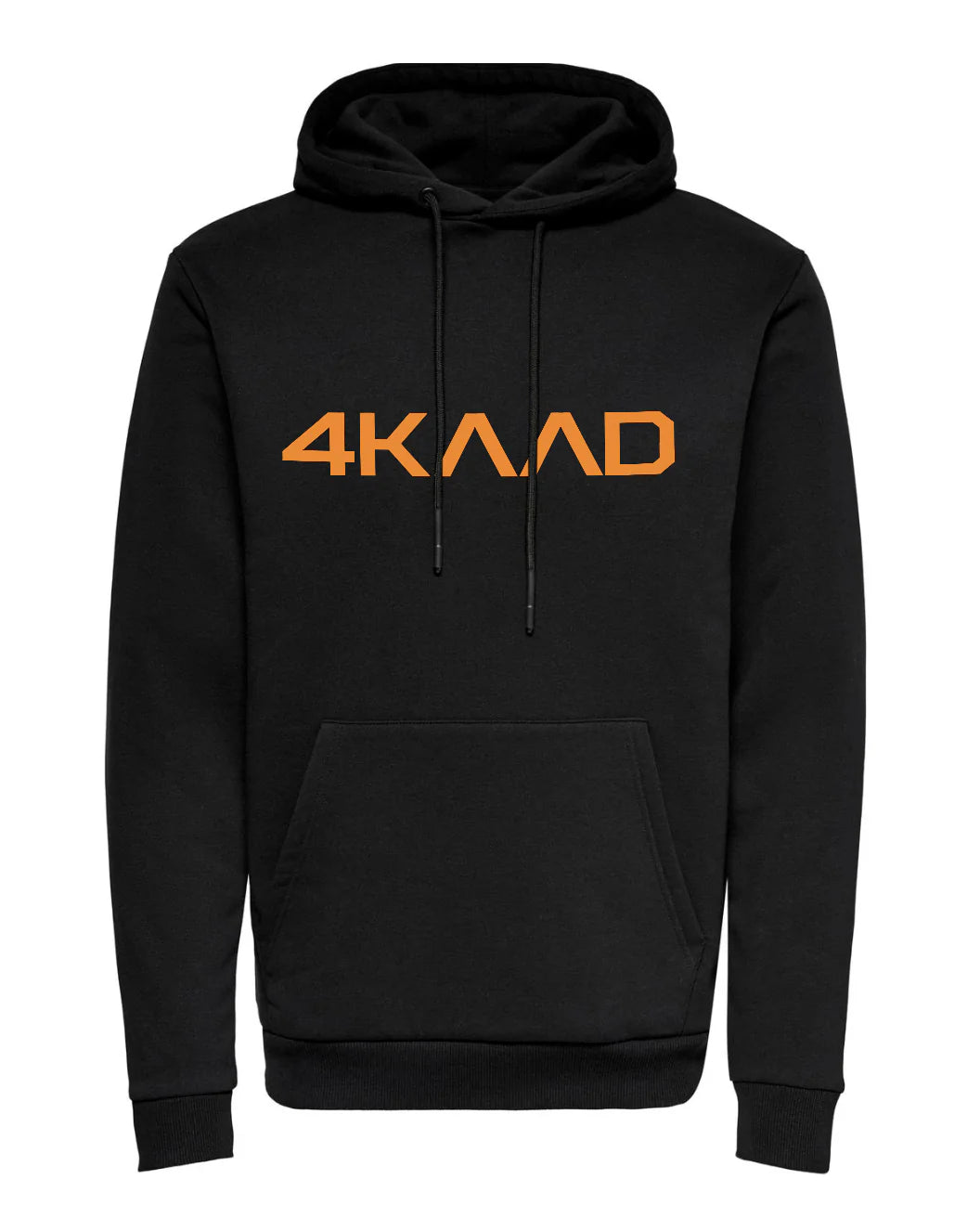 4KAAD Hoodie , Black/Coral Unisex fit
