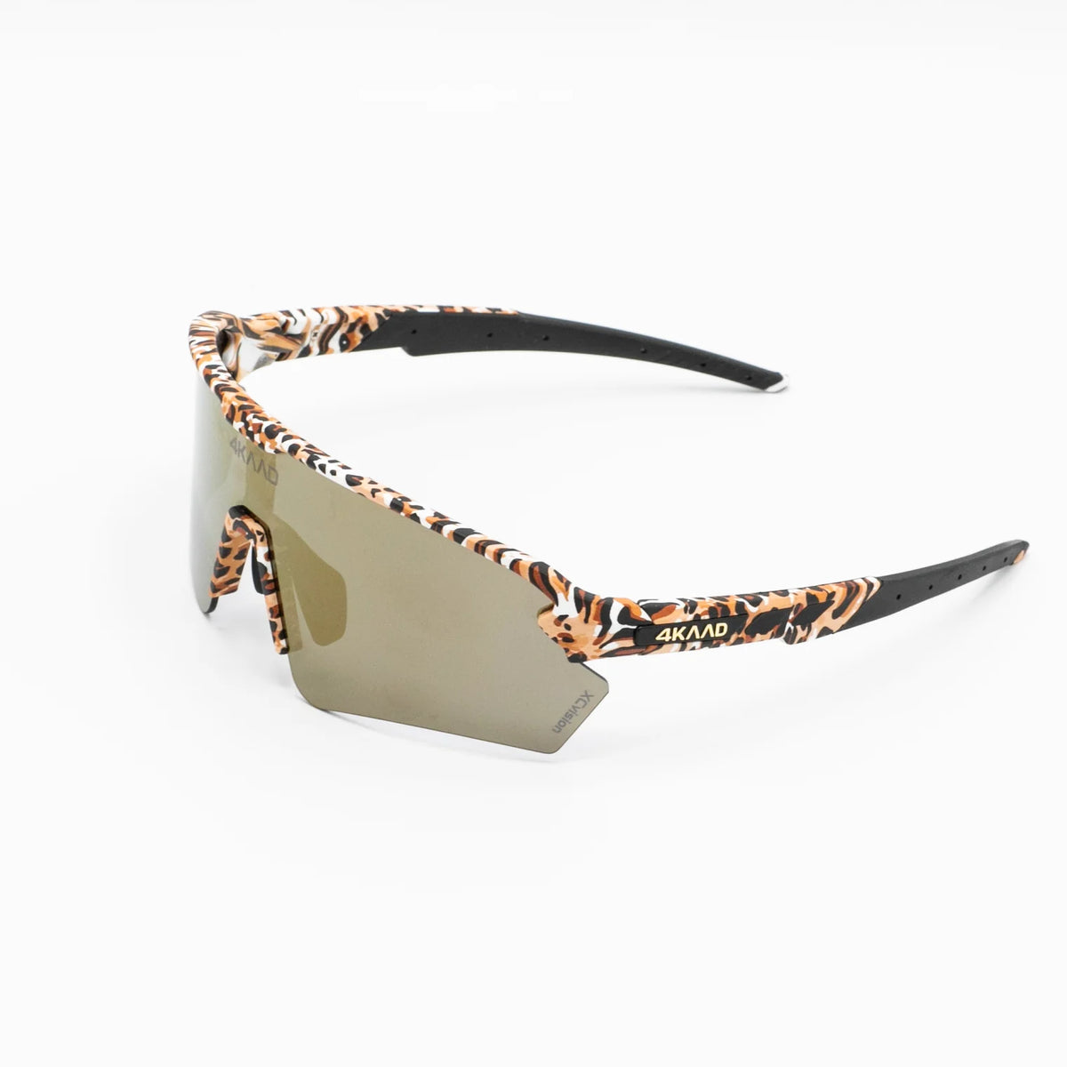 TRIYON Sports Glasses, Black Gold Mirror Lens
