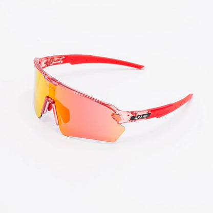 TRIYON Sports Glasses Clear Red Red Mirror