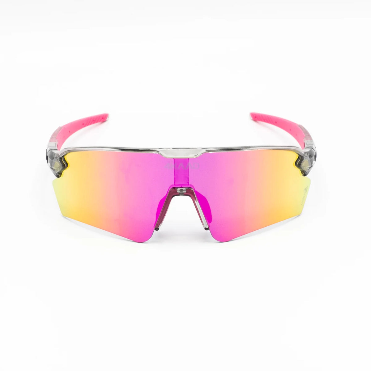 TRIYON Sports Glasses Pink Clear Pink Mirror